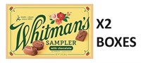 WHITMAN'S SAMPLER MILK CHOCOLATE 22PC BOX X2