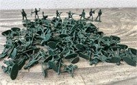 Large Quantity of Green Plastic Army Men!