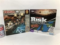 2 jeux de société Risk Balance et Risk2210AD