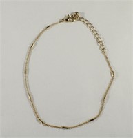 14k Yellow Gold Anklet