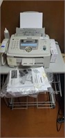 Panasonic fax machine and stand