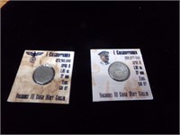 2-Reigh coins 1942