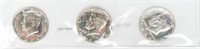 Coin 3 GEM Proof 1964 Kennedy Half Dollar - Silver
