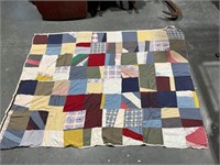 Vintage Hand Sewn Quilt
