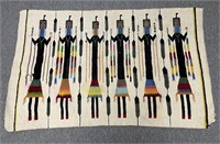 Vintage Navajo Pictorial Yei Weaving