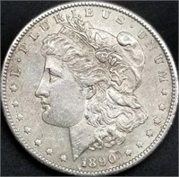 1890-S US Morgan Silver Dollar High Grade