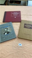3 books / Lincoln, drawings, Brain