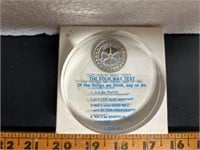 1946 Rotary International paper weight.