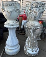 Cement Greek Flower pots - Urns