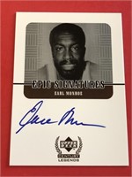 1999 Earl Monroe Autograph UD Century Legends