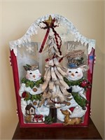 Christmas Fire Screen