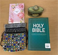 Assorted Lot / Holy Bible / Purse / NO Ship
