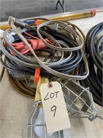 Assorted Drop Lights & Extension Cords