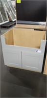 Grey Farmhouse Sink Cabinet, **CABINET ONLY**