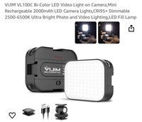 VIJIM VL100C Bi-Color LED Video Light