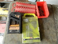 Drill Bits, Cases, Wrench Storage