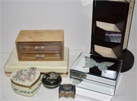 Assortment of Jewelry/Trinket Boxes