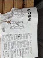 New Gorm Wood Shelving Unit 78x55 IKEA