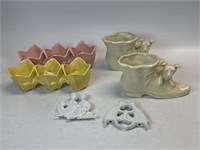 Assorted McCoy Planters and others