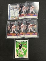 (7) Derek Jeter Rookie Baseball Cards