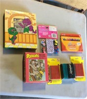 Lot of kids crafts & puzzles