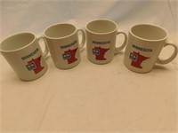 4 Minnesota Holiday Gas mugs.