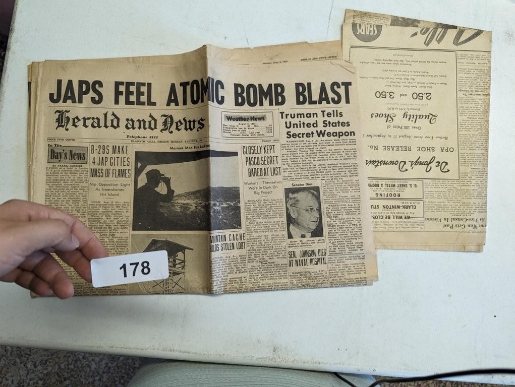 Vintage Newspapers