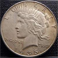 1935-S Peace Silver Dollar - Coin