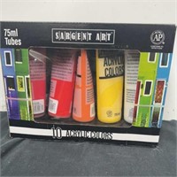 New 10 acrylic colors, sergeant art