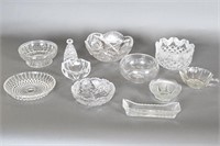 Vintage Crystal/Glass Servingware Assortment