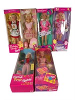 Various Holiday Boxed Barbies