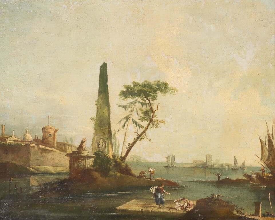 After / Attributed to Francesco Guardi Oil