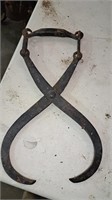 Antique 12inch ice tongs