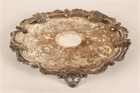 Late 19th Century Sheffield Silver Plate Footed