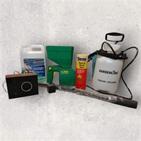 Garden - screen, sprayer, deck cleaner, spreader