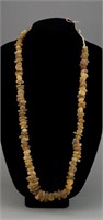 Chinese Natural Amber Beads Necklace