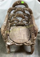 Chinese chair-37"tall,21”deep,25”across