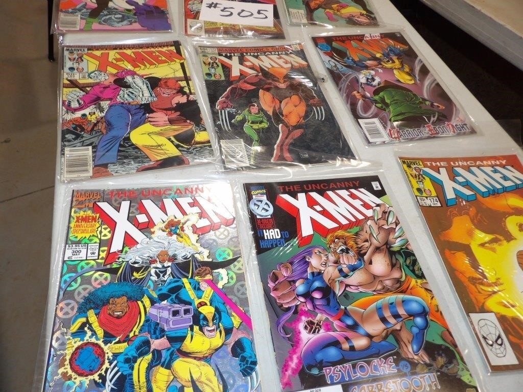 12) assorted vintage comic books