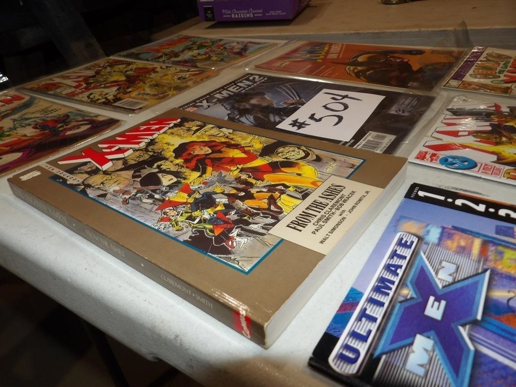 12) assorted vintage comic books