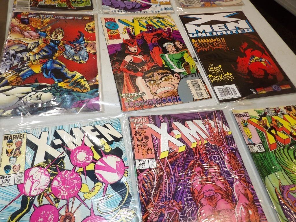 12) assorted vintage comic books