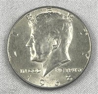 1968-D JFK 40% Silver Half Dollar, US 50c