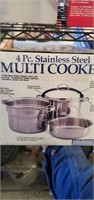 Stainless steel multi-cooker