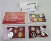2010 Silver Proof Set United States Mint