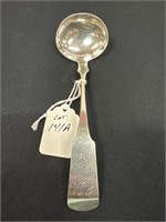 Coin silver sauce ladle by William& Archibald