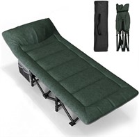ATORPOK Camping Cot With Cushion/Pillow