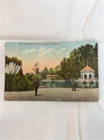 East lake park Los Angeles California postcard