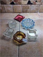 6- vintage ash trays