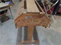 Wooden saddle stand