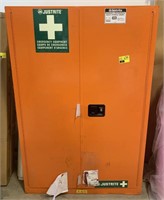 Justrite emergency preparedness safety storage