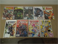 9 MARVEL X-MEN/SILVER SURFER MODERN AGE HIGH GRADE